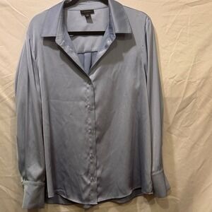 Halogen Light Blue Women's Dress Shirt